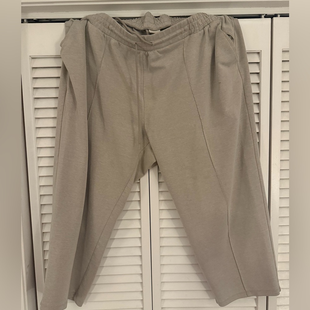 a new Day Size 2X stone tan pants cotton poly blend